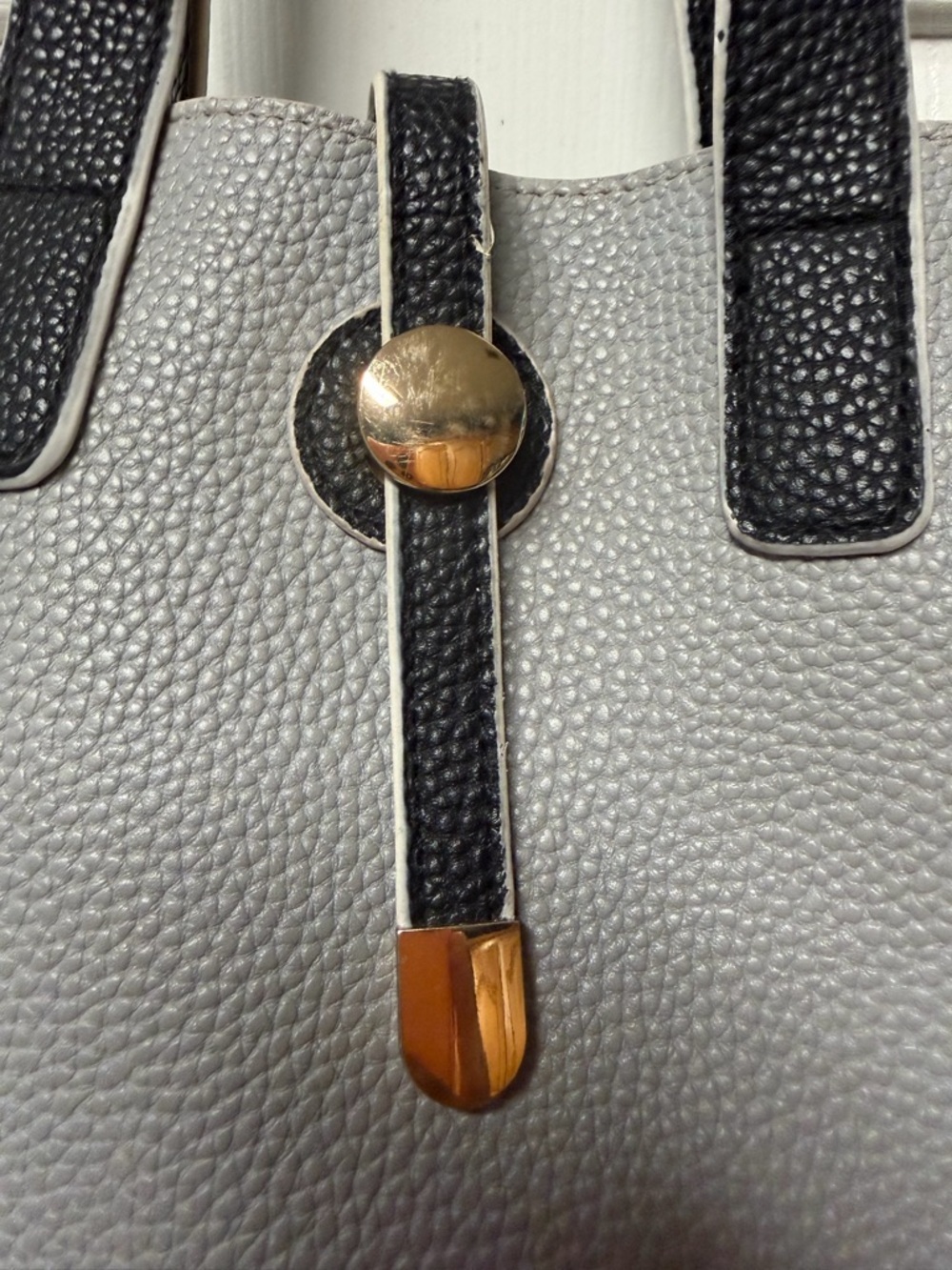 Kenneth Cole Reaction pebbled faux leather tote bag - Picture 10 of 10